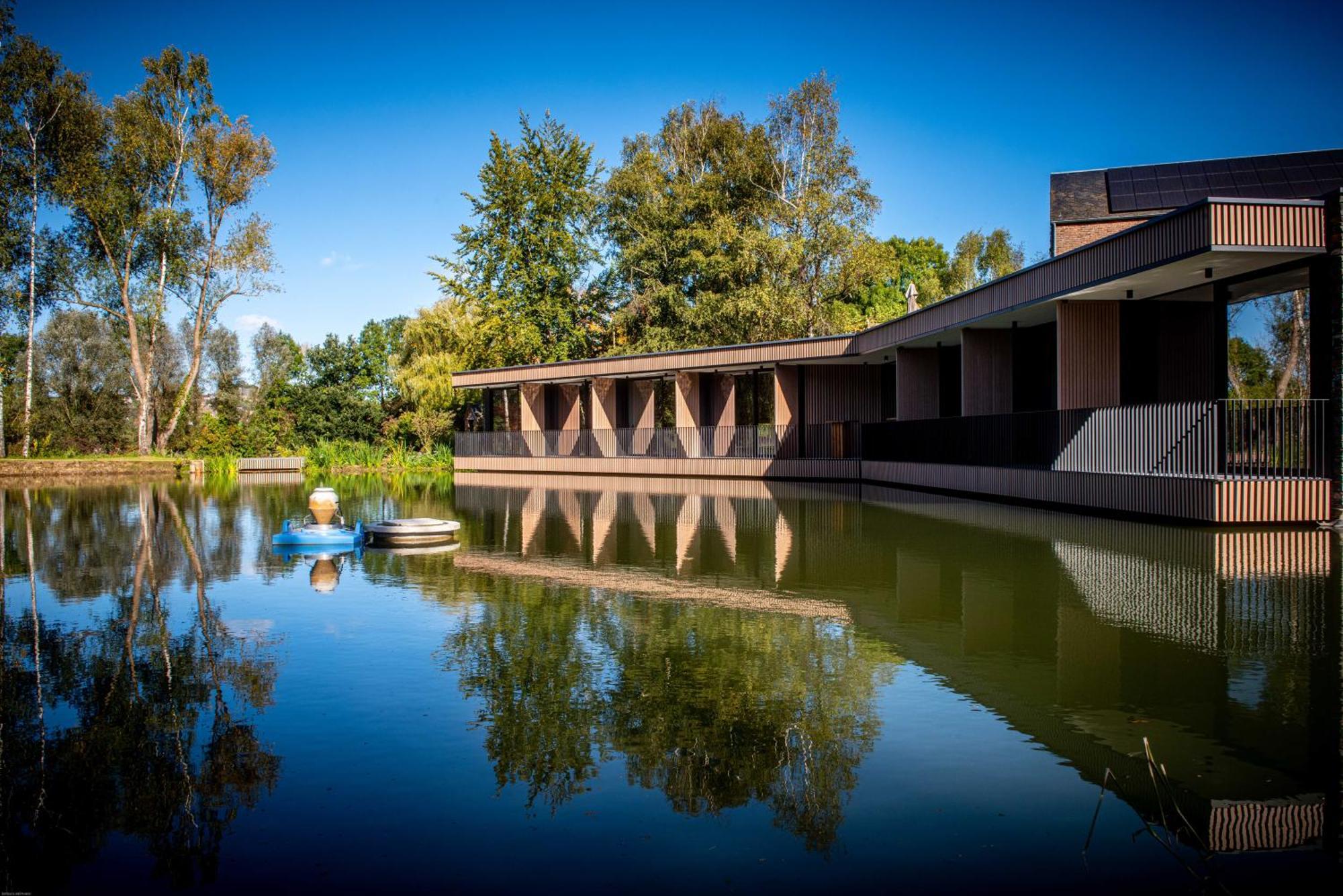 Aux Etangs - Hotel Battice Exterior foto